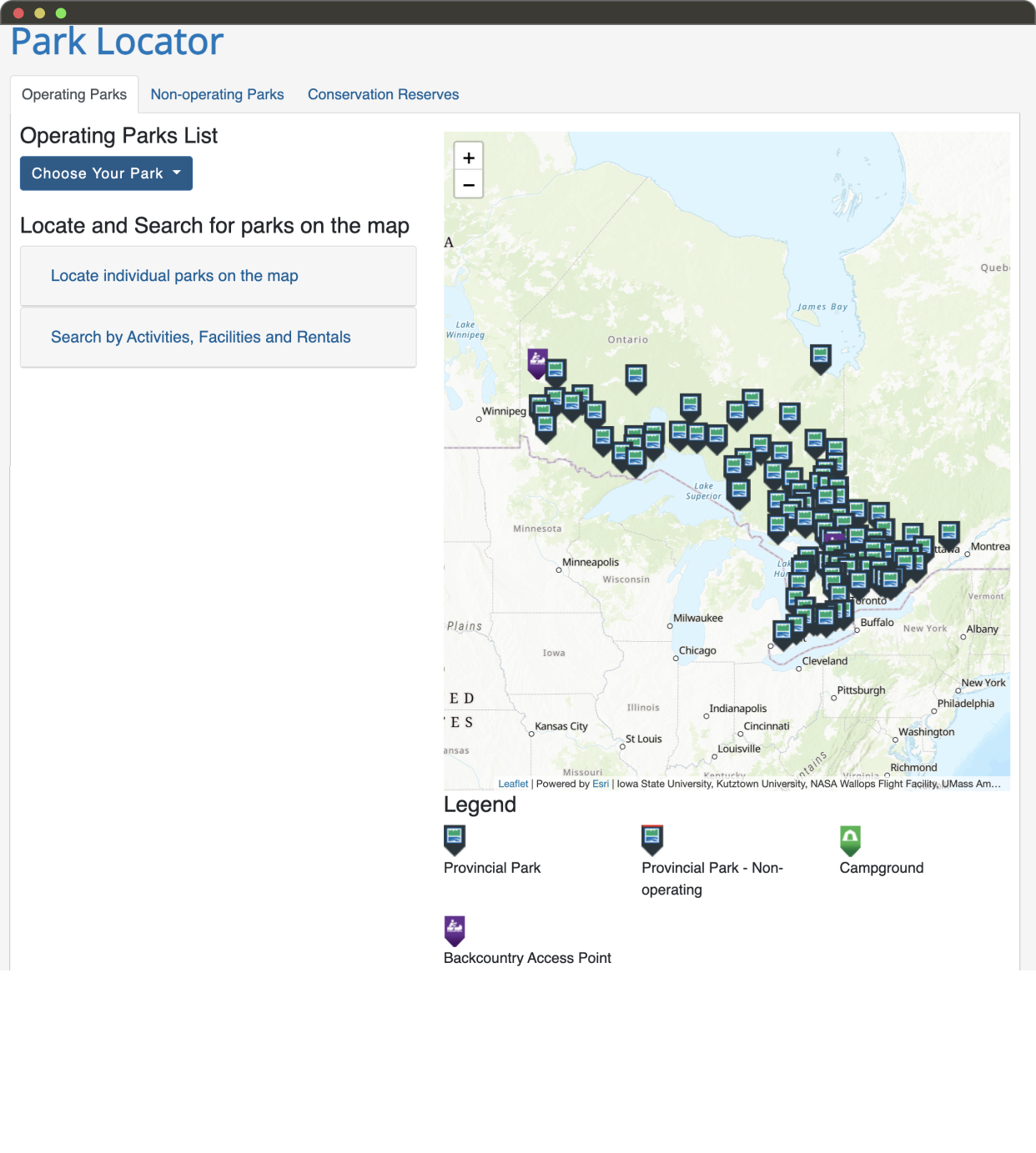 Park-Locator-Tool